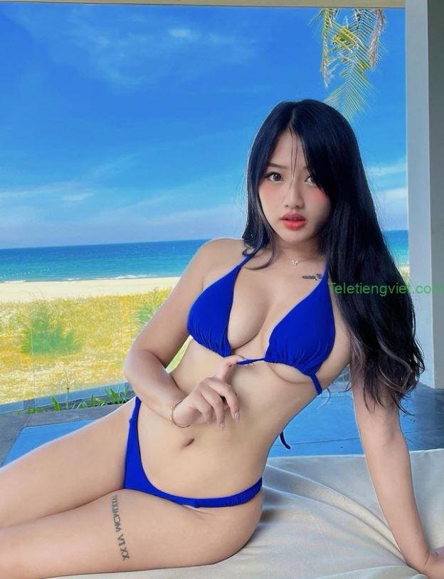 Ngắm 150+ ảnh leaked hot girl Mai Lê lộ ngực tròn không tì vết, diện bikini khoe hàng dâm đãng
